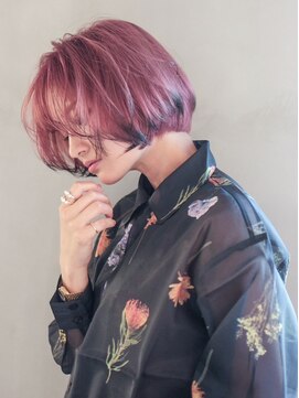 シオン(shion) 似合わせカットメルティカラーマロンベージュ_F60128