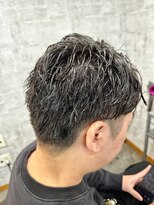 ダブ(DAB)&nbsp;【ニュアンスパーマ】メンズパーマ 刈り上げセンターパート