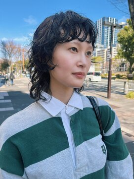 ユルクメゾンシティ 名古屋(JURK MAISON CITY) 黒髪レイヤーパーマ