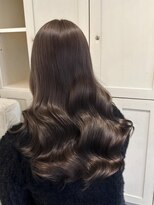 ベレーザ 渋谷(BELEZA)&nbsp;15366オリーブグレージュ韓国風巻きレイヤーカットワンホンヘア