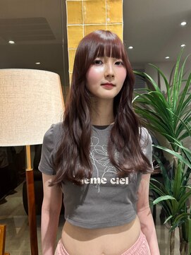 ジーナ 吉祥寺(Zina) 【中崎 ちひろ】ラベンダーピンク/ブリーチなしダブルカラー