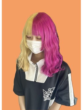 ドール(Doll) yellow × vivid pink
