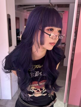 ダズリングディア(Dazzling Deer) パープル／レイヤーカット／巻き髪