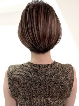 レジスタ バイ ジルブラン 高崎(REGISTA by JIL BLAN) 高崎髪質改善白髪ぼかしハイライトショートボブカット30代40代