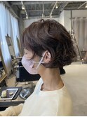 【30代・40代・50代】似合わせニュアンスショートボブパーマ