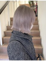 サンク 原宿 表参道(cinq)&nbsp;ラベンダーアッシュグレージュアイスグレージュレイヤーボブ