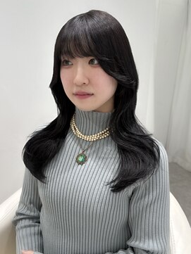 シーン(scene) 【Misaki】透明感グレージュ×ミディアムレイヤー