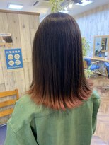 アンサ 城陽寺田店(ANSA)&nbsp;外はねボブ裾カラー