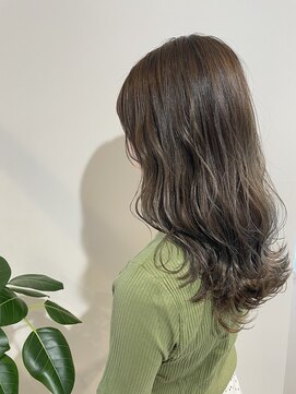 アストランティア 栄店(ASTRANTIA) ＊ASTRANTIA＊福井彩乃　スモーキーグリーンベージュロング