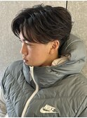 フェザーショートフェザーパーマスパイラルパーマニュアンス