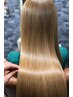 【ブリーチ毛対応縮毛矯正♪】酸性ストレート ¥17900