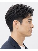 メンズショート/刈り上げ2ブロック