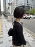 【人気NO1】似合わせカット+透明感カラー(パサつきを抑え、ツヤ髪へ)¥11000