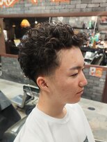 スリーセント 栄(3/cent)&nbsp;仏陀パーマ/テーパーフェード/スパイキーショート