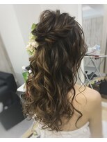 ヘアアンドケア エジェリラボ(hair&care egerie lab)&nbsp;大人気アレンジ★ゆるふわハーフアップ★【ヘアセット　高崎】
