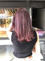 トルネード(TORNADO)&nbsp;韓国風外国人風　ピンクハイライトバレイヤージュ　ヨシンモリ