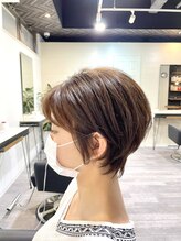 アンプヘアー 二条店(unpeu hair) 【ショートカット】大人ショート/イルミナカラー