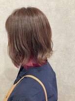 シロトータルデザイン(shiro total design)&nbsp;ローレイヤー×インナーカラー