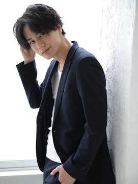 メンズ ガレット(Men's GALETTE) #韓国マッシュ #パーマ #ツーブロック#センターパート