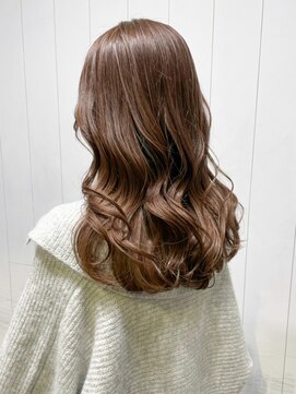 アイティーバイアルバム 下北沢店(IT by ALBUM) チョコブラウン_アースカラーくびれヘアツートンカラー_ba367091