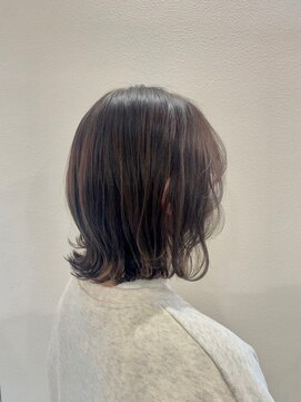 シャルムバイルーチェココ(CHARME by Lu'ce coco) 透明感アッシュカラー×ナチュラルボブ