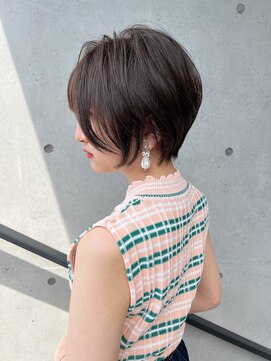 アソビ 表参道(ASOBI) ショートボブ　束間　立体感　ハンサム　丸み　くびれ