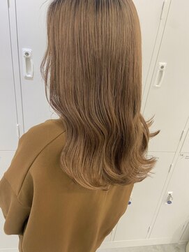 モルニ(MORNI) ライトベージュ_ヌナボブ チャンモリ ボブルフ