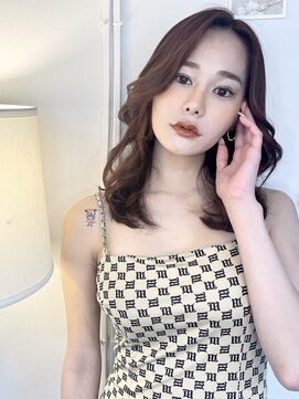 シンク オモテサンドウ(sync omotesando) 小顔カット、アプリコット、韓国ヘア