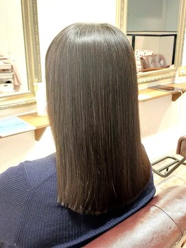 ヘアー グリーン(hair green) 30代40代50代/ミディアムストレート/サラ艶ロング/黒髪