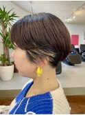 【pamma】ショートスタイル　ポイントカラー　