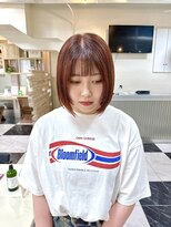 テテ(TETE)&nbsp;ボブ/切りっぱなしボブ/オレンジブラウン