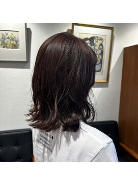 アルマヘアー(Alma hair by murasaki) ◎ラベンダーブラウンのミディアムスタイル◎