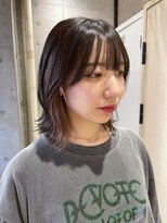 トマト(TOMTO)&nbsp;【KOTO】ピンクベージュ×インナーカラー_くびれボブ