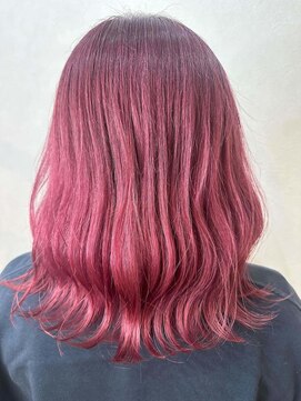 ヘアーサロン リアン 熊谷2号店(hair salon Rien) ピンクカラー♪