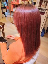 リーズン(REASON)&nbsp;ブリーチカラー×ピンク＆髪質改善