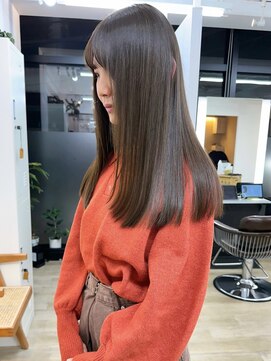 イコ 表参道原宿(ico) カーキブラウン イルミナカラー LAケラチントリートメント