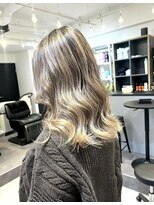 ファーム 大崎店(FAAM)&nbsp;バレイヤージュ×波ウェーブ