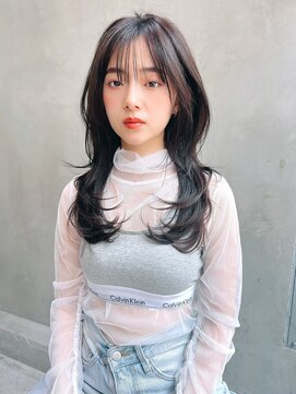 ロイド(Lloyd) 【Lloyd 大宮】ダークグレー×顔まわりレイヤー