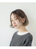 【ボブスタイル/グラデーションカラー】毛先パーマ