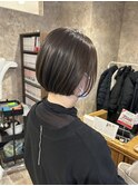 ★ ぱつっとボブ/チョコレートアッシュ/髪質改善