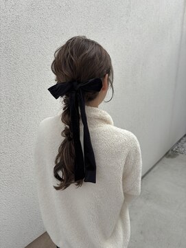 チトセ 遠石(CHITOSE) 編みおろしヘアセット