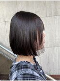 切りっぱなしボブ