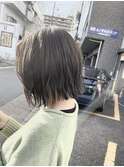 ボブ暗めカラー