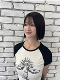 シースルーボブ