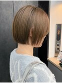 【GEEKS渋谷】ショートボブ/伸ばしかけ/オリーブベージュ/垢抜け