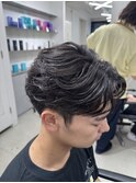 初めてのパーマでも◎ラフで無造作な質感が人気のシャドウパーマ