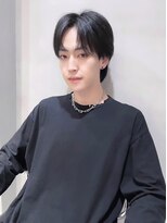 ヘアサロン ガリカ 表参道(hair salon Gallica)&nbsp;【田中杏実】メンズセンターパート×シースルーコンマヘア