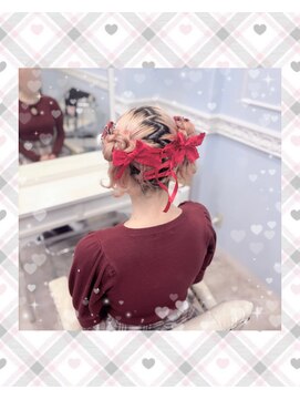 新宿コットン(cotton hair) くらげ×レース編み