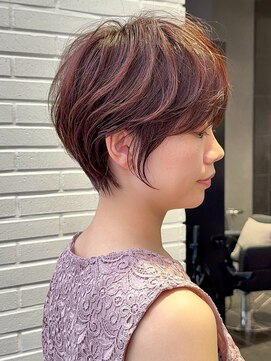 ビューシンサイバシ(VIEW SHINSAIBASHI) ショートカット×ニュアンスパーマ