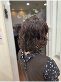 【レイヤーパーマ】軽やかに動くウェーブヘア